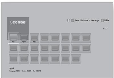 SAMSUNG BD F6500 - Utilización de la pantalla de descargas - 1