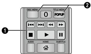 SAMSUNG BD J5500 - Tasti del telecomando utilizzati per la riproduzione video - 1
