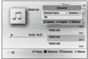 SAMSUNG BDJ 5500 - Ripetizione di un CD audio (CD-DA)/ MP3 - 1