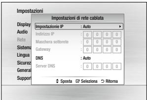 SAMSUNG BDJ 5500 - Impostazioni di rete cablata - 1
