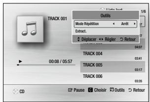 SAMSUNG BDJ5500 - Répétition d'un CD audio (CD-DA)/MP3 - 1