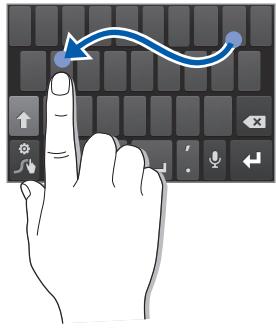 SAMSUNG GALAXY S 3 - Saisir du texte avec le clavier swype - 1