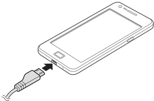 SAMSUNG GALAXY S 3 - > Recharger avec un chargeur - 1