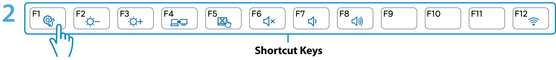 SAMSUNG ATIV SMART PC 500T1C-A01FR - Shortcut Keys - 3