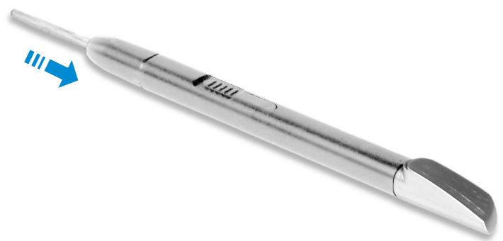 SAMSUNG ATIV SMART PC 500T1C-A04FR - Replacing the pen tip - 2