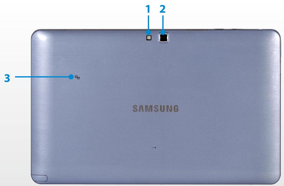 SAMSUNG ATIV SMART PC 500T1C-H02FR - Rear View - 1