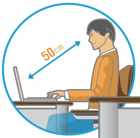 SAMSUNG ATIV SMART PC 500T1C-H02FR - Eye Position - 1