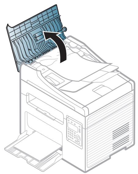 SAMSUNG SCX-3405W - Bourrage du papier d'origine devant le scanner - 2