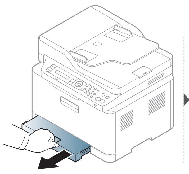 SAMSUNG CLX-3305W - Beseitigen von Papierstaus - 1