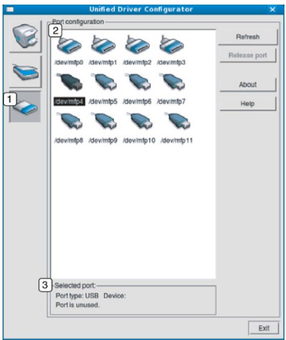 SAMSUNG C460W - Ports configuration - 1