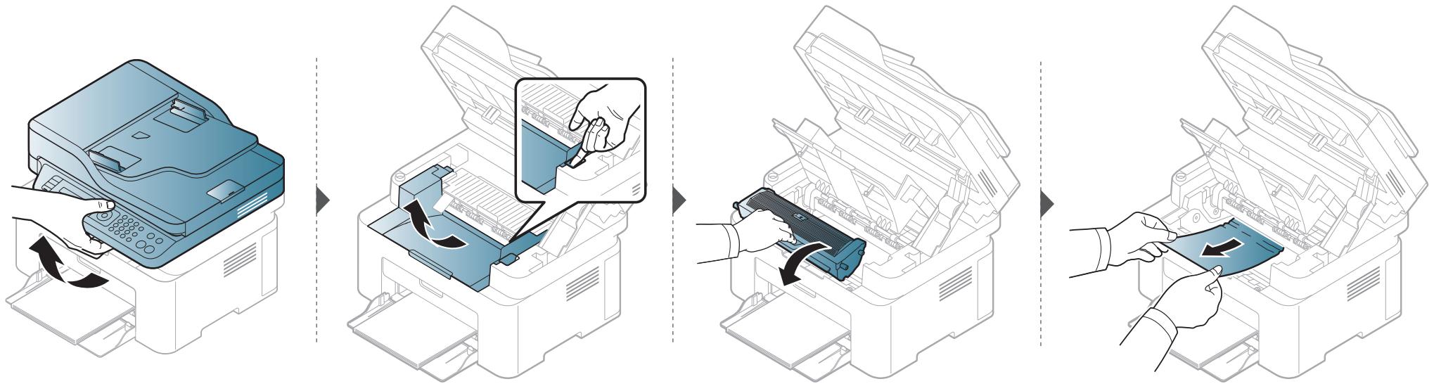 SAMSUNG M2070W - Résolution des bourrages papier - 1