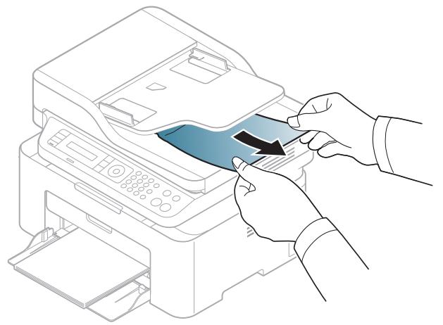 SAMSUNG M2070W - Bourrage du papier d'origine dans la zone de sortie du scanner - 2
