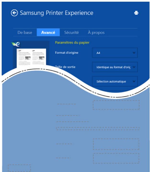 SAMSUNG SL-C480W - Onglet Avancé - 1