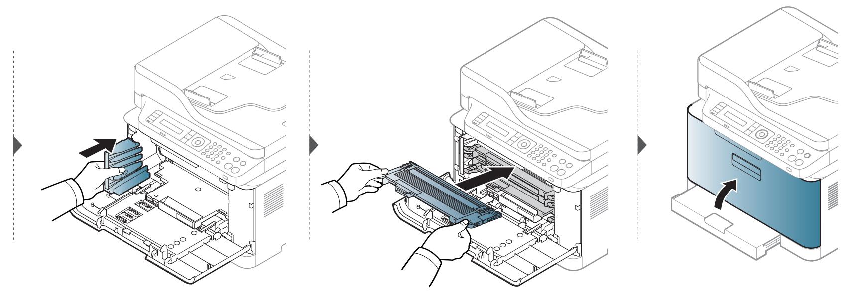 SAMSUNG SL-C480W - Remplacement du récapuérateur de toner - 2