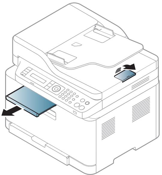 SAMSUNG SL-C480W - Utilisation du support de sortie papier - 2