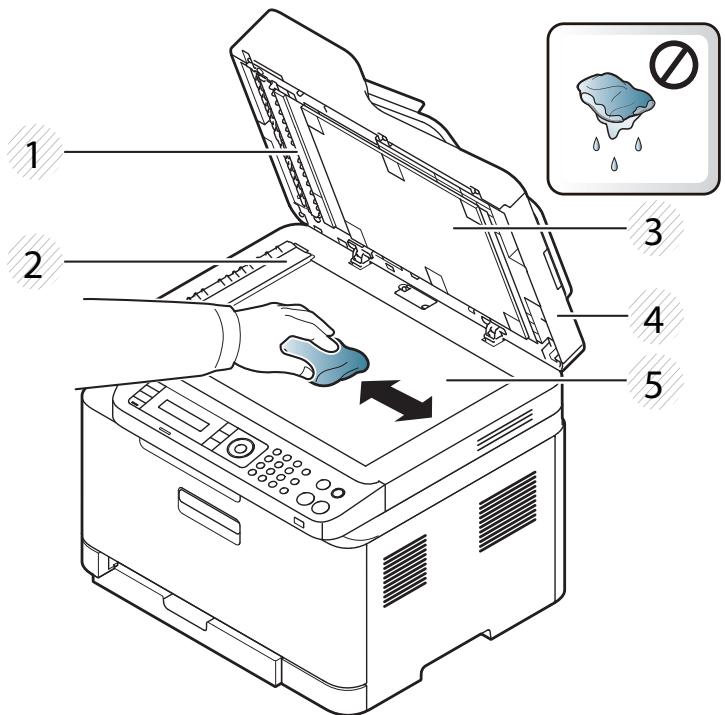 SAMSUNG SL-C480W - Nettoyage du scanner - 2