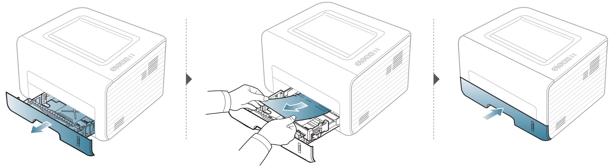SAMSUNG ML-2955ND - Dans le bac 1 - 2