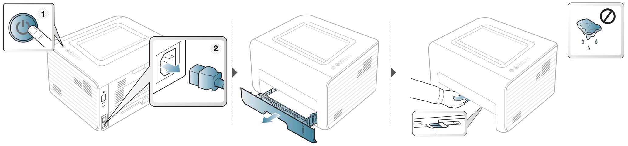 SAMSUNG ML-2955ND - Nettoyage de l'appareil - 2