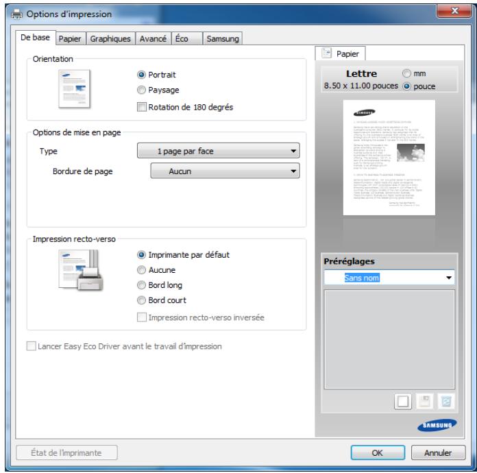 SAMSUNG ML-2955ND - Cliquez sur Propriétés ou Preférences. - 1