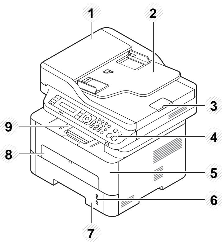 SAMSUNG SL-M2675FN - Vue avant - 2