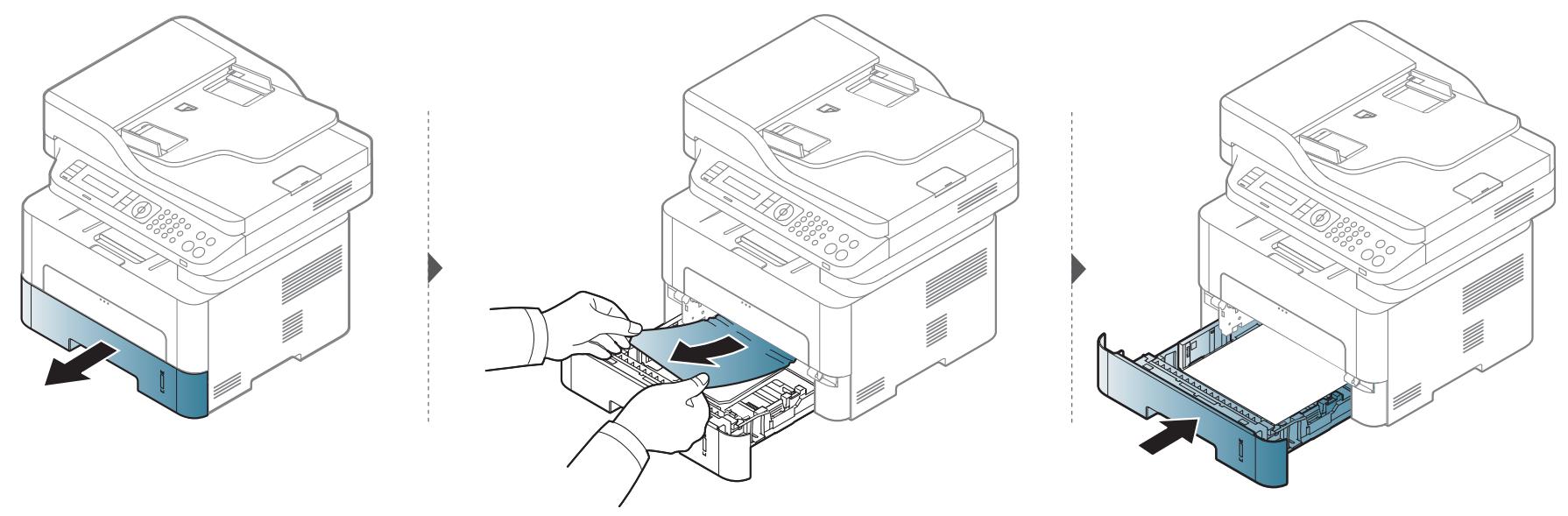 SAMSUNG SL-M2675FN - Résolution des bourrages papier - 2