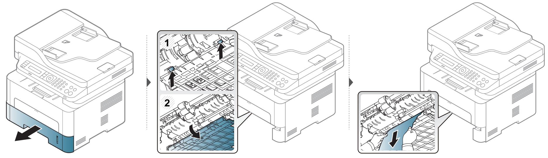 SAMSUNG SL-M2675FN - Résolution des bourrages papier - 1