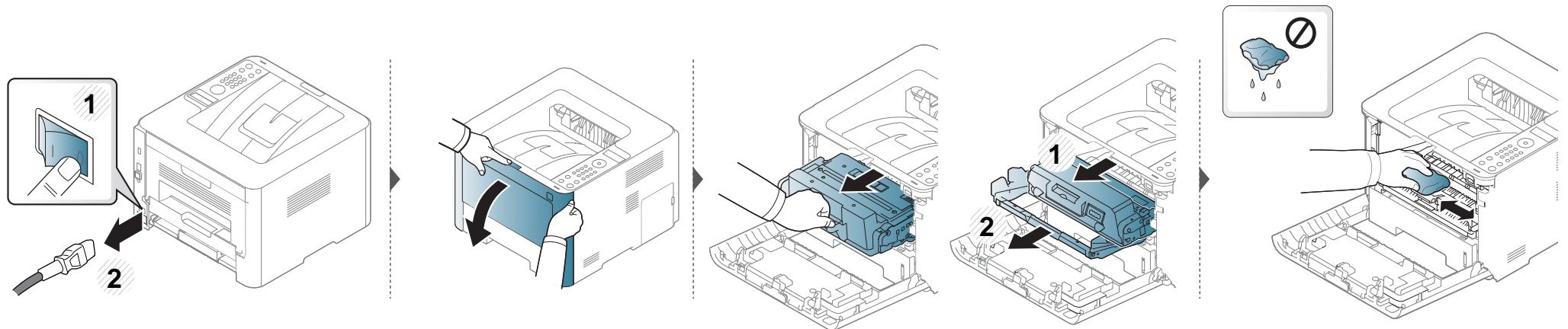 SAMSUNG SL-M3820DW - Nettoyage de l'appareil - 2