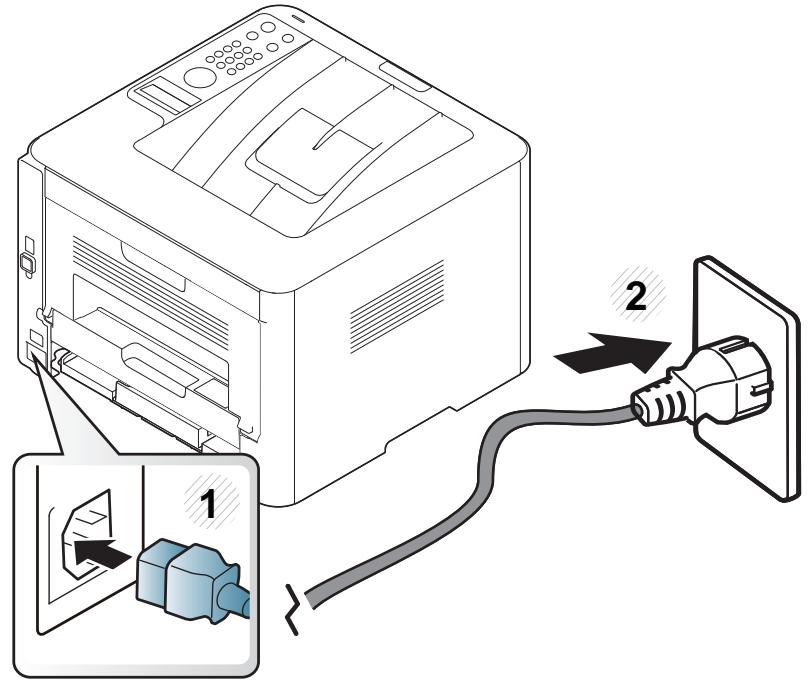 SAMSUNG SL-M3820ND - Mise en marche de l'appareil - 1