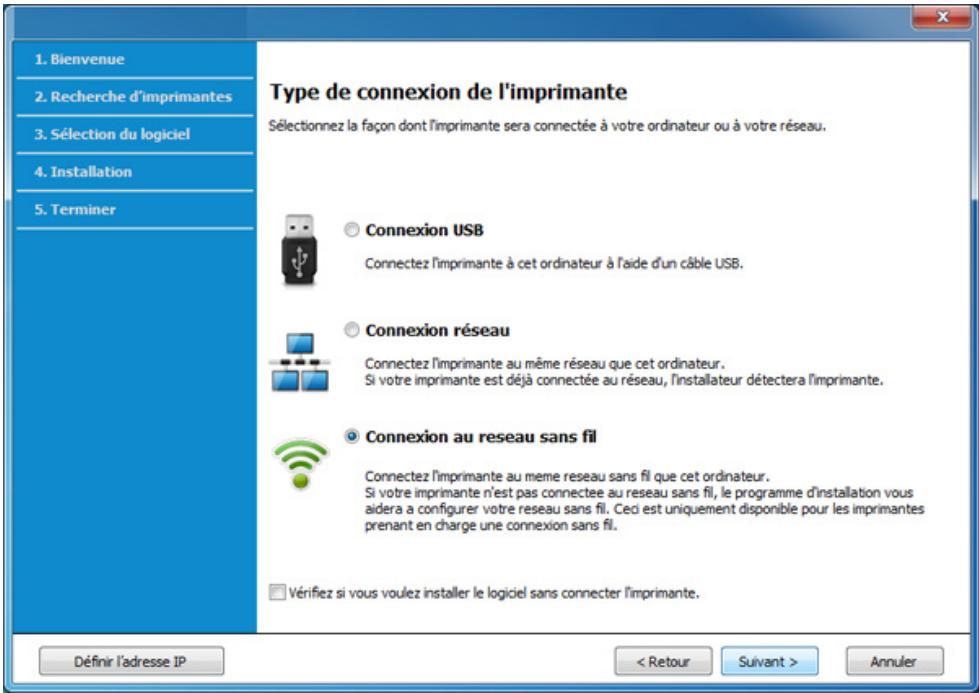SAMSUNG M2020W - Configuration du réseau sans fil - 1