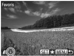 CANON POWERSHOT G1 X - Choisissez [favoris]. - 1