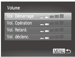 CANON POWERSHOT SX50 HS - Réglage du volume - 1