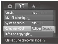 CANON POWERSHOT SX50 HS - Commande de l'appareil photo avec la télécommande du téléviseur - 1