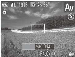 CANON POWERSHOT SX50 HS - Valeurs d'ouverture spécifique (Mode) - 1