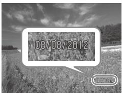 CANON POWERSHOT SX50 HS - Ajout d'un cachet date - 3