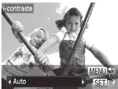 CANON POWERSHOT SX50 HS - Correction de la luminosité de l'image (i-contraste) - 2
