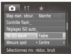 CANON POWERSHOT SX50 HS - Modification du niveau de réduction du bruit (RB ISO élevé) - 1