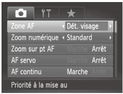 CANON POWERSHOT SX50 HS - Modification du mode Zone AF - 1