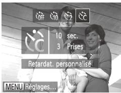 CANON POWERSHOT SX50 HS - Personnalisation du retardateur - 1