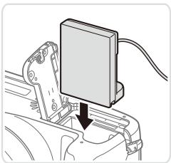 CANON POWERSHOT SX50 HS - Alimenter l'appareil photo sur le secteur - 3