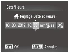 CANON POWERSHOT SX50 HS - Date et heures - 1