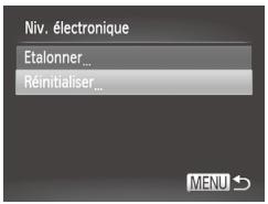 CANON POWERSHOT SX50 HS - Réinitialisation du niveau électronique - 1