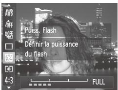 CANON POWERSHOT SX50 HS - Réglage de la puissance du flash - 1