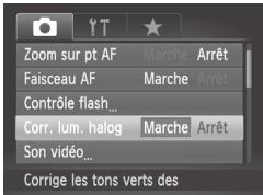CANON POWERSHOT SX50 HS - Correction des zones verdâtres de l'image dues aux lampes au mercure - 2