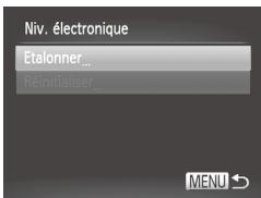 CANON POWERSHOT SX50 HS - Étalonnage du niveau électronique - 1