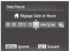 CANON POWERSHOT SX50 HS - Réglage de la date et de l'heure - 2