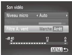 CANON POWERSHOT SX50 HS - Utilisation du filtre anti-vent - 1