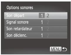 CANON POWERSHOT SX50 HS - Personnalisation des sons - 1