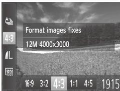 CANON POWERSHOT SX50 HS - Modification du rapport largeur-hauteur - 2