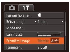 CANON IXUS 150 - Masquer l'écran de démarrage - 1