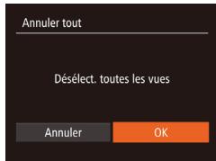 CANON IXUS 150 - Effacement de toutes les images de la liste d'impression - 1